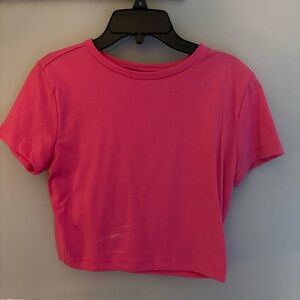 Pink Crop Top